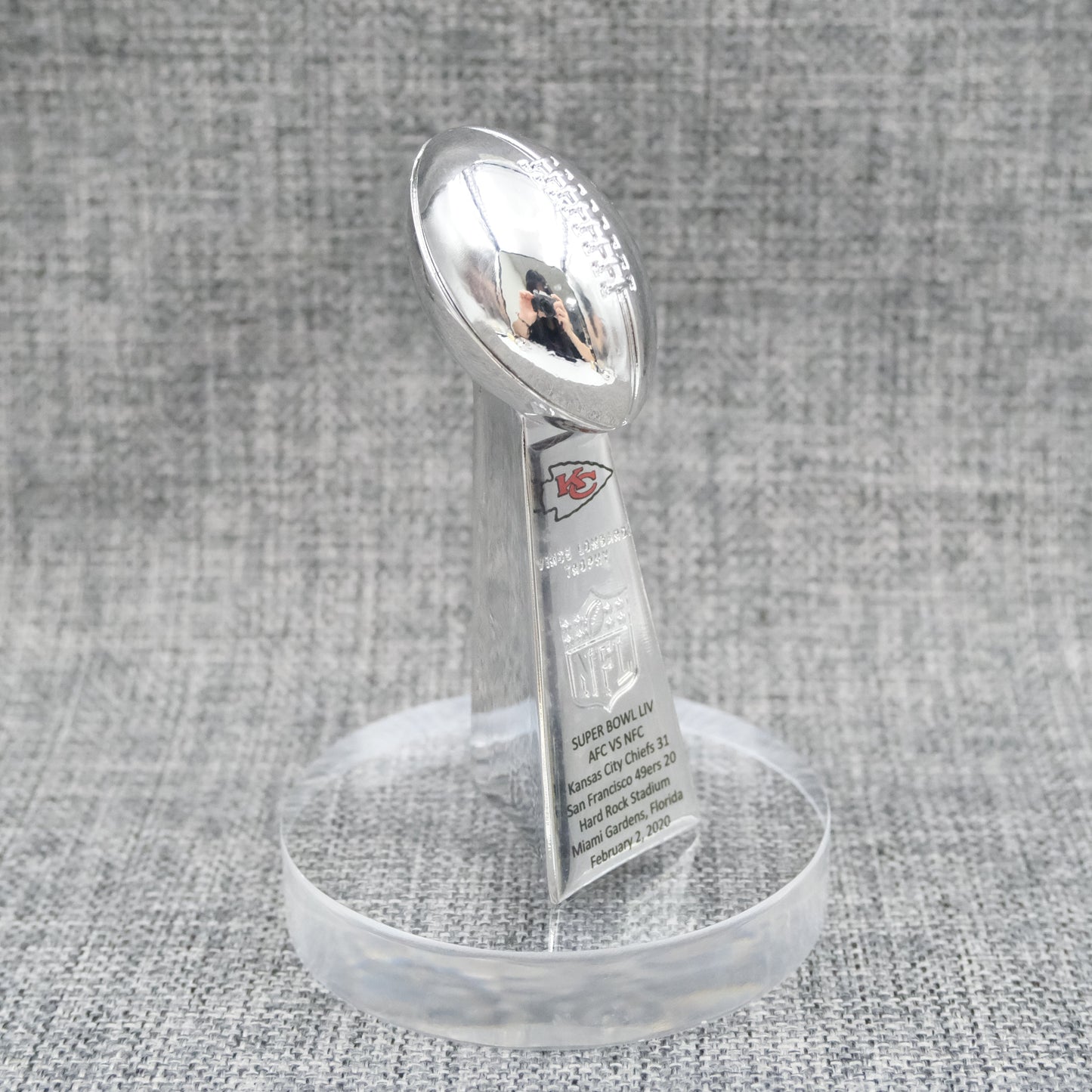 Kansas Chiefs Super Bowl Trophy Team Logo