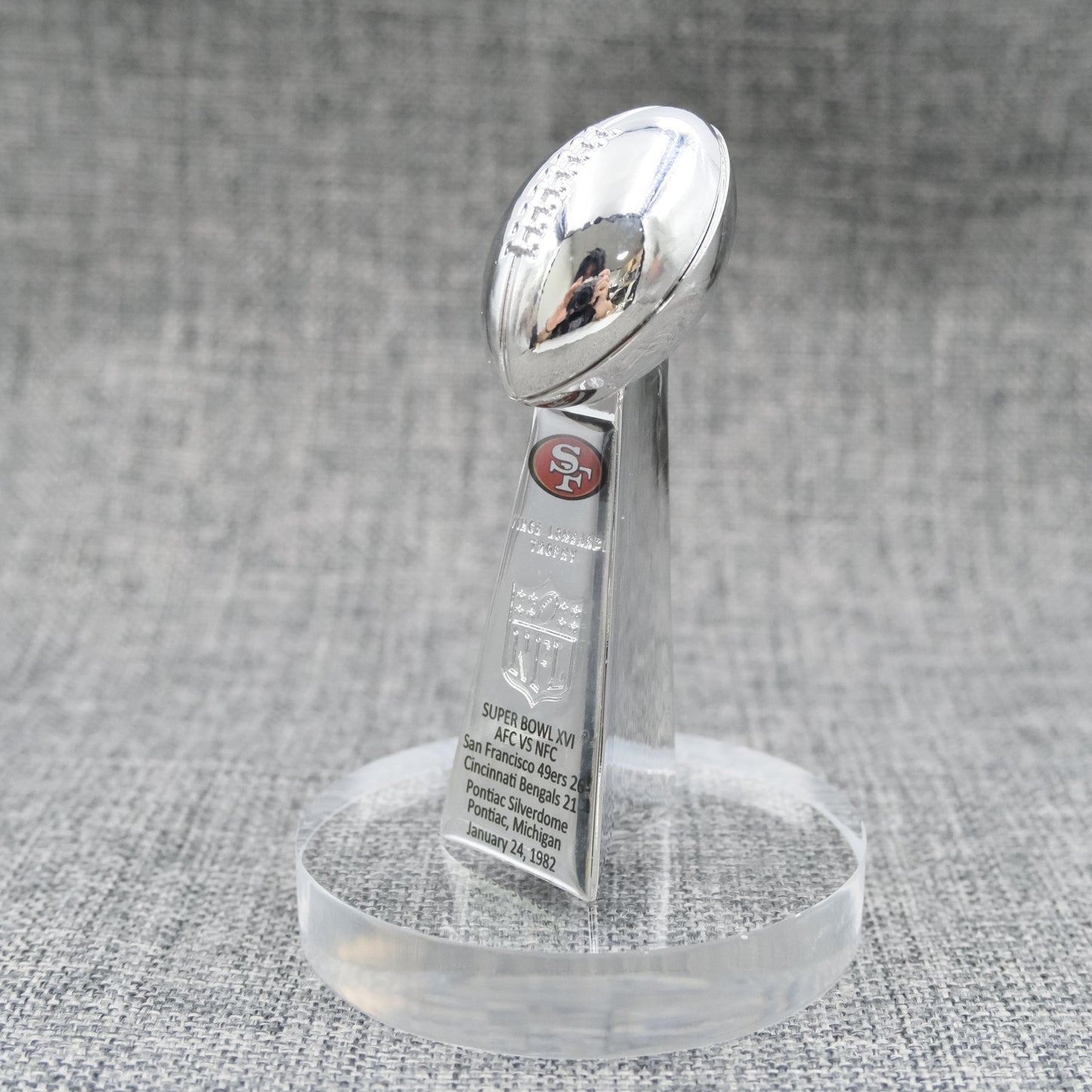 San Francisco 49ers Super Bowl Trophy Team Logo