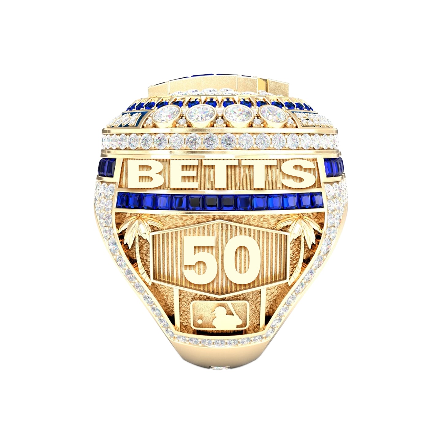 2024 Los Angeles Dodgers World Series Championship 4 Rings Box