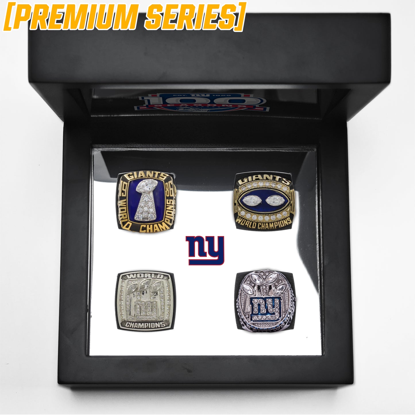 [ Premium Series]New York Giants Super Bowl Championship Rings Set