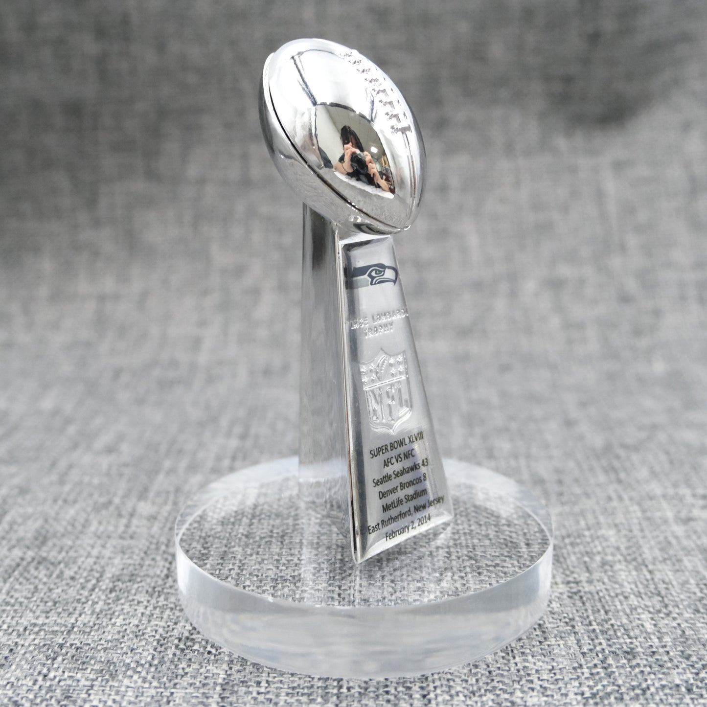 Seattle Seahawks Super Bowl Trophy Team Logo