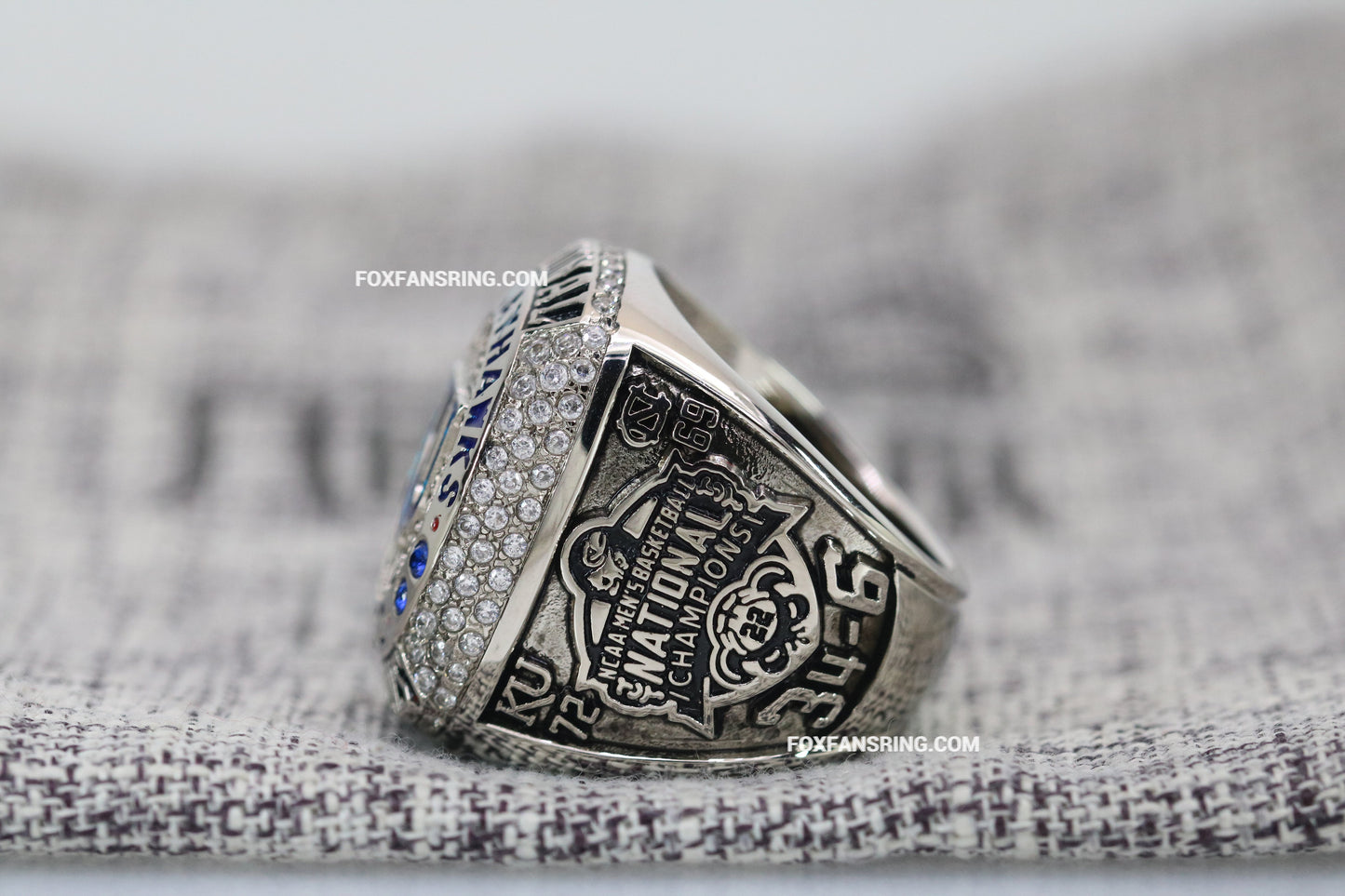 Fans Edition 2022 Kansas Jayhawks Basketball National Championship Ring - Premium Series