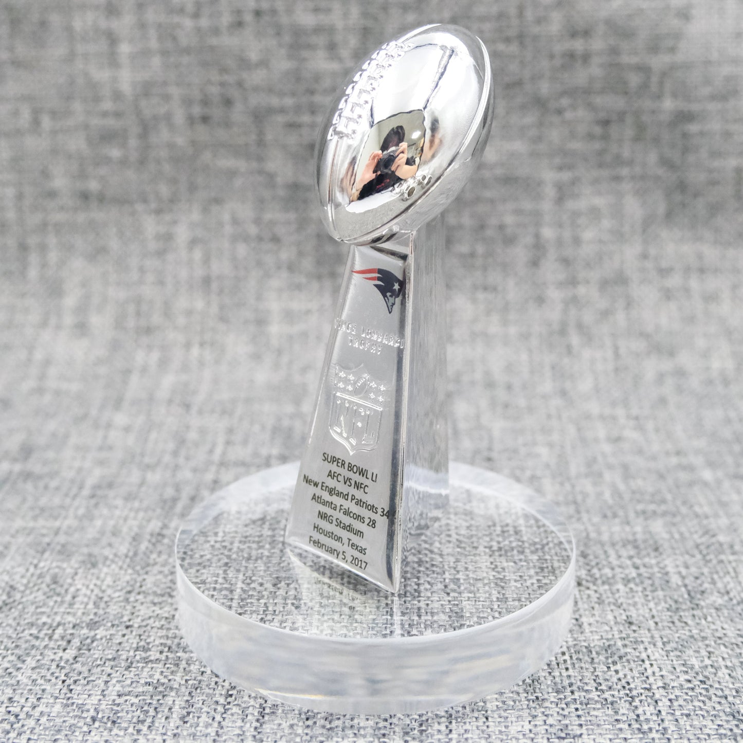 New England Patriots Super Bowl Trophy Team Logo