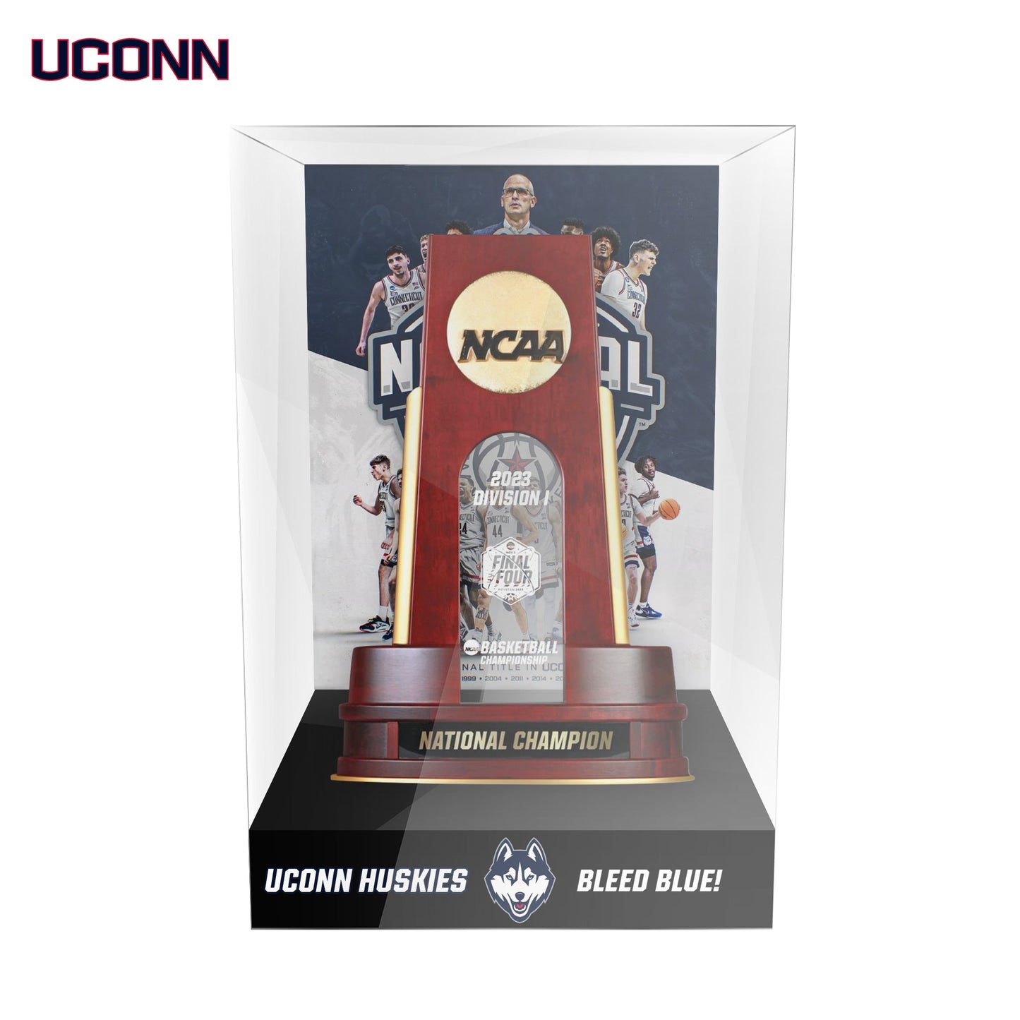 2008-2024 NCAA Basketball With Acrylic Case 12cm/4.7in height