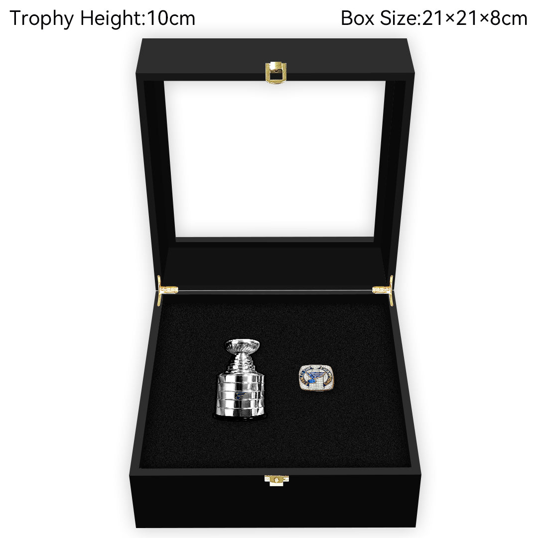 St. Louis Blues  NHL Trophy And Ring Box