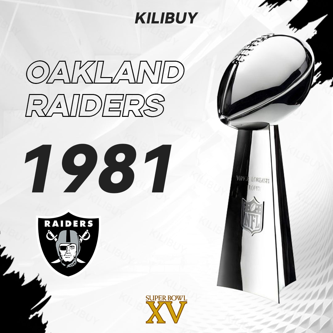 [NFL]1981 Vince Lombardi Trophy, Super Bowl 15, XV Oakland Raiders