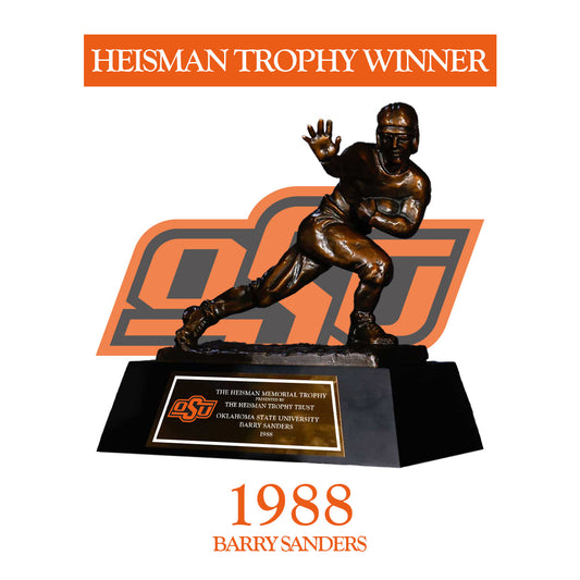 Oklahoma State 1988 Barry Sanders NCAA Heisman Trophy