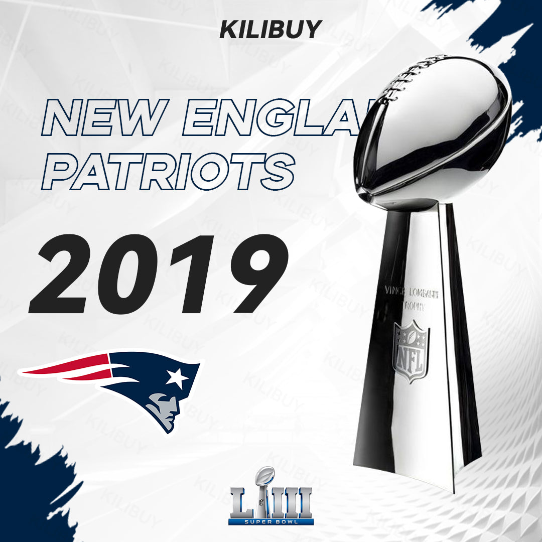 [NFL]2019 Vince Lombardi Trophy, Super Bowl 53, LIII New England Patriots