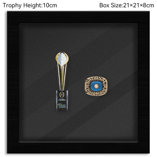 Pittsburgh Panthers CFP National Championship NCAA Trophy&Ring Box