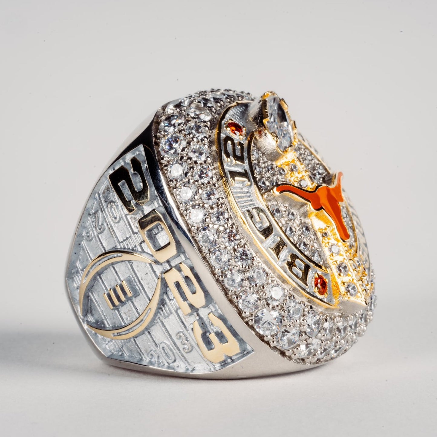 2023 Texas Longhorns BIG 12 National Team Ring-Official Version