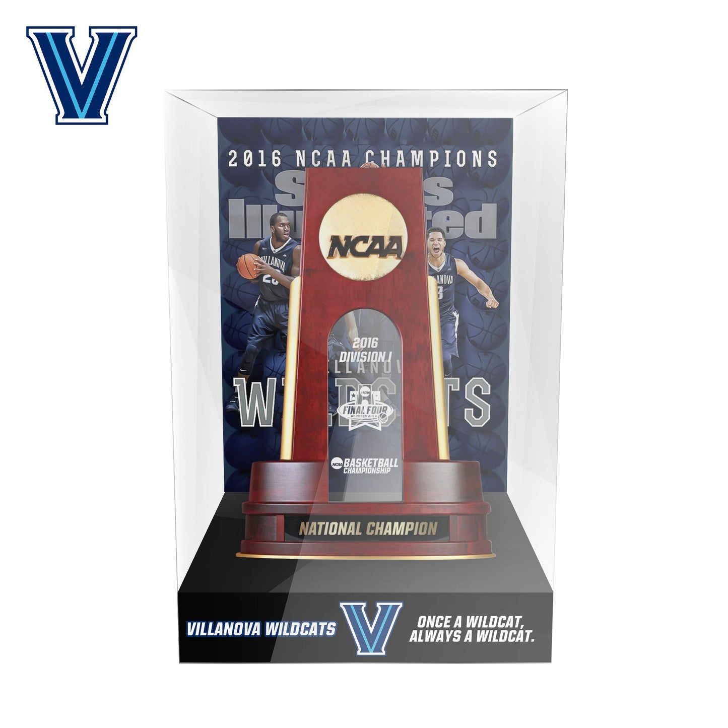 2008-2024 NCAA Basketball With Acrylic Case 12cm/4.7in height