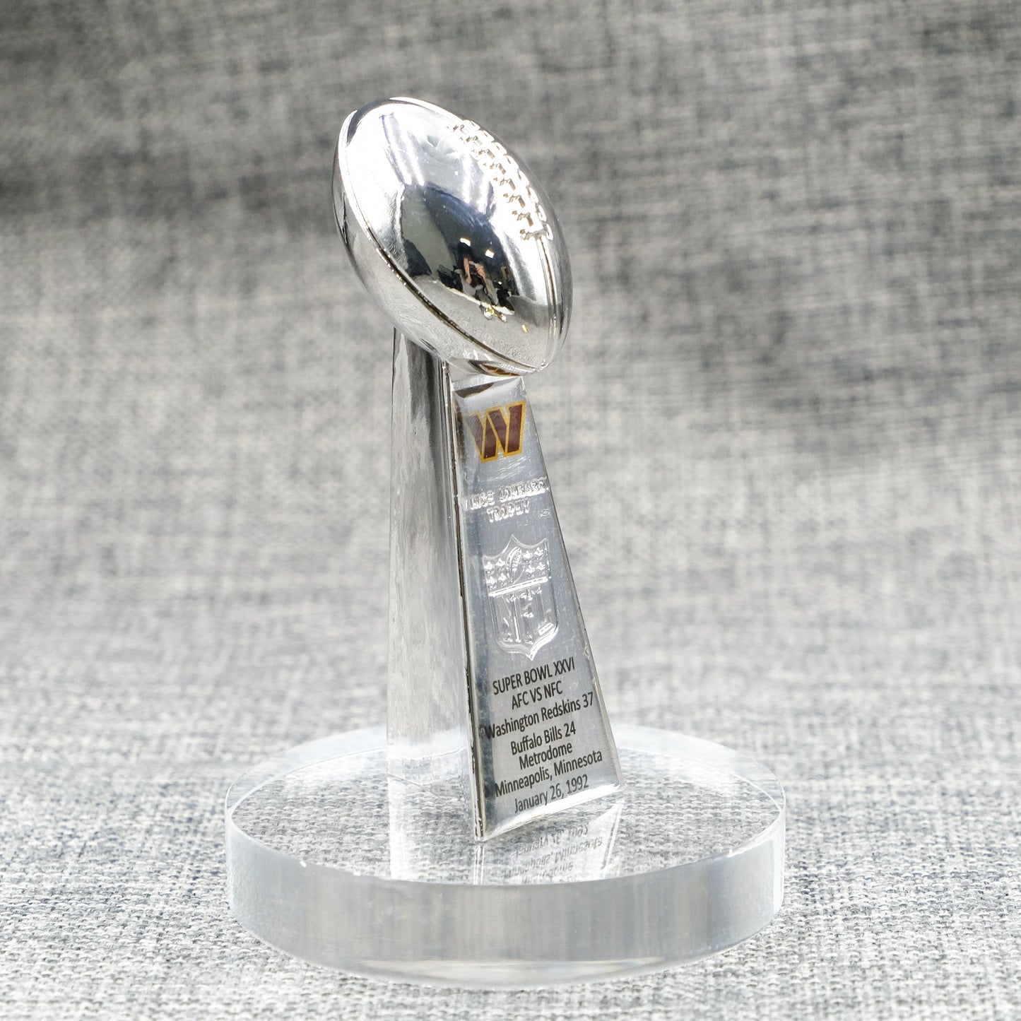 Washington Commanders(Washington Redskin) Super Bowl Trophy Team Logo