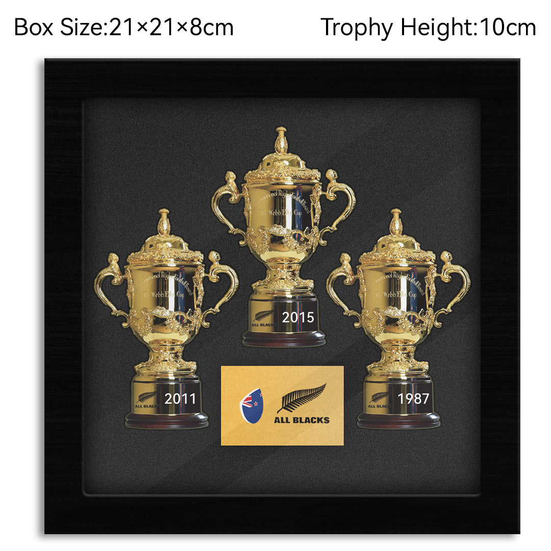 [New Zealand]The Webb Ellis Cup Rugby World Cup Trophy Box