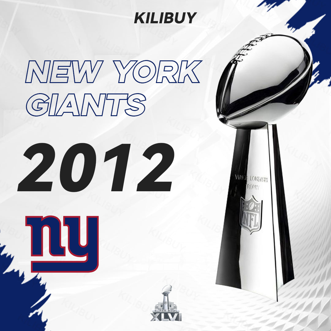 [NFL]2012 Vince Lombardi Trophy, Super Bowl 46, XLVI New York Giants