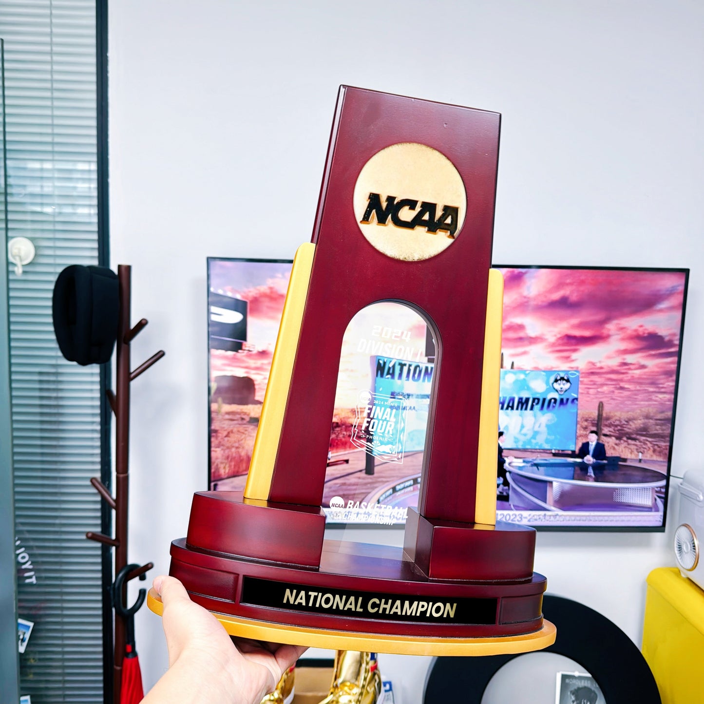 2024 NCAA Division I Men's Basketball National Championship Trophy