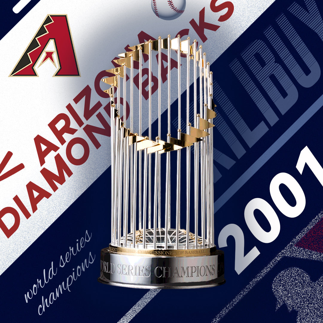 [MLB]2001 World Series Trophy,Arizona Diamondbacks