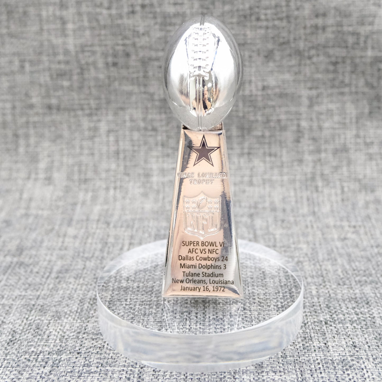 Dallas Cowboys Super Bowl Trophy Team Logo