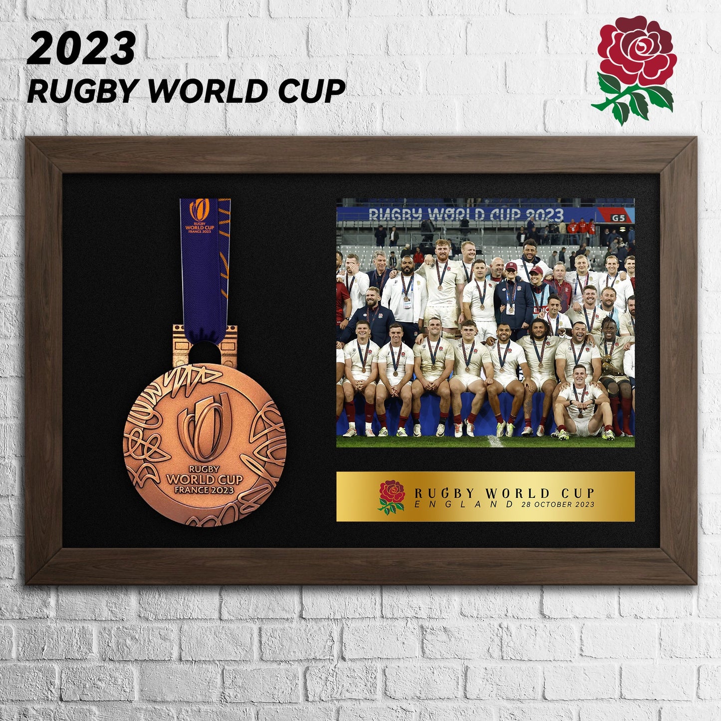 Rugby World Cup Champions Medal Frame Collection(Medal Included)