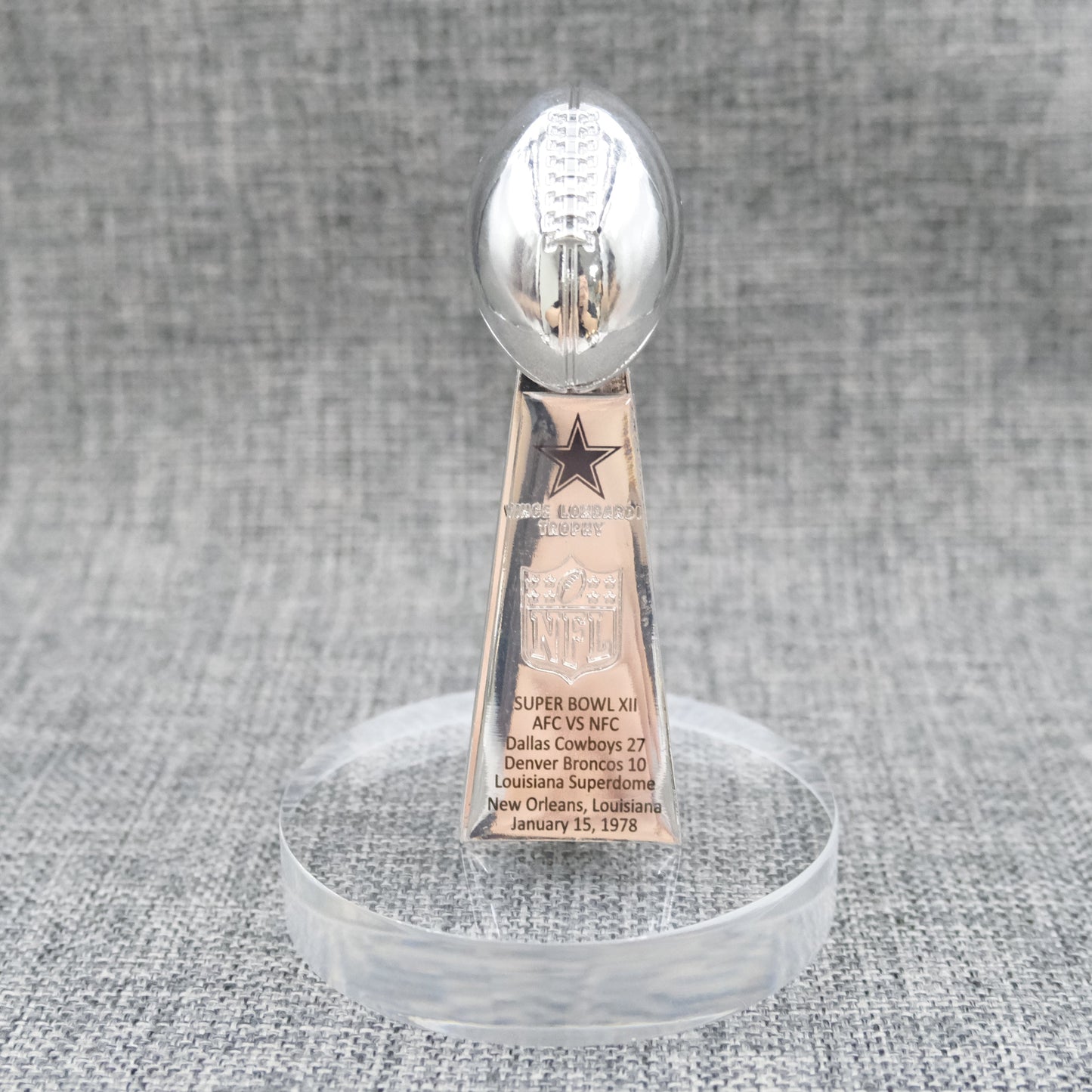 Dallas Cowboys Super Bowl Trophy Team Logo