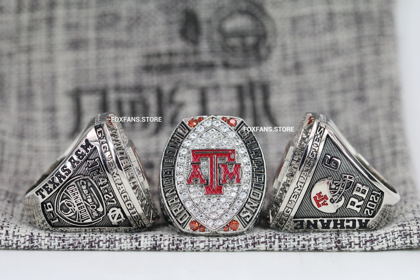 2021 Orange Bow Texas A&M Championship Ring - Premium Series