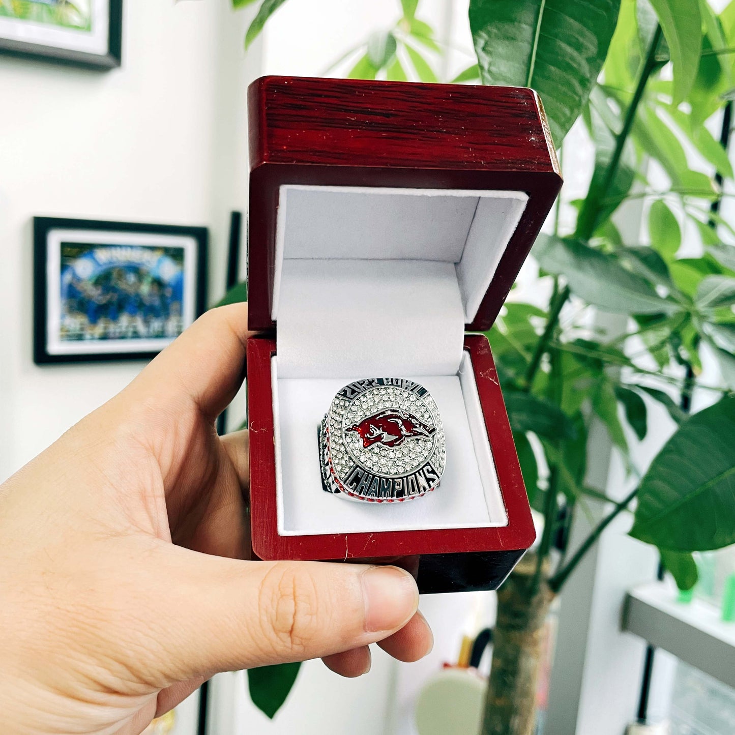 2022 Arkansas Razorbacks University Liberty Bowl Championship Ring