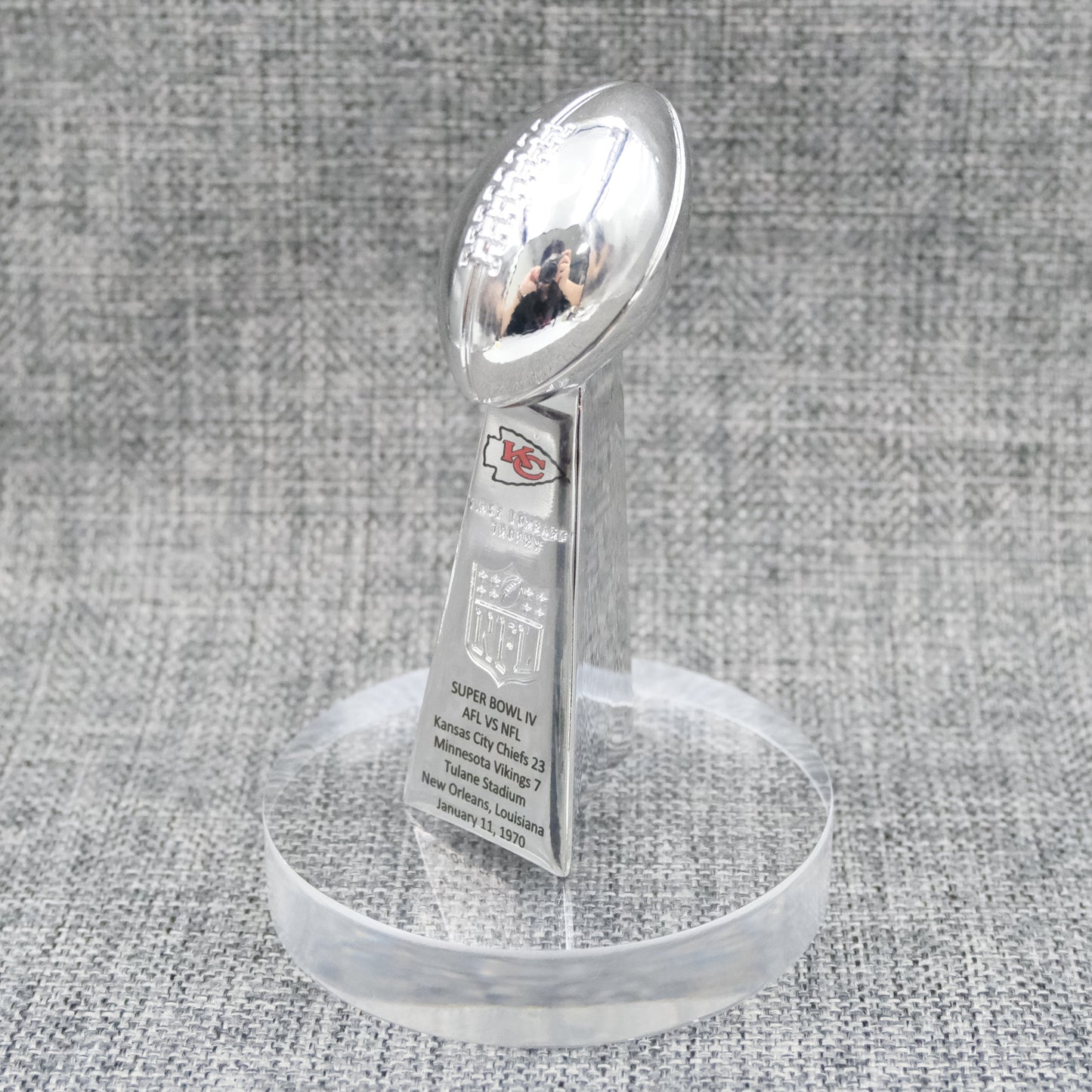 Kansas Chiefs Super Bowl Trophy Team Logo