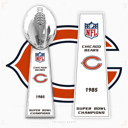 [NFL]Chicago Bears,1985 Vince Lombardi ,  Super Bowl Championship Trophy Resin Version