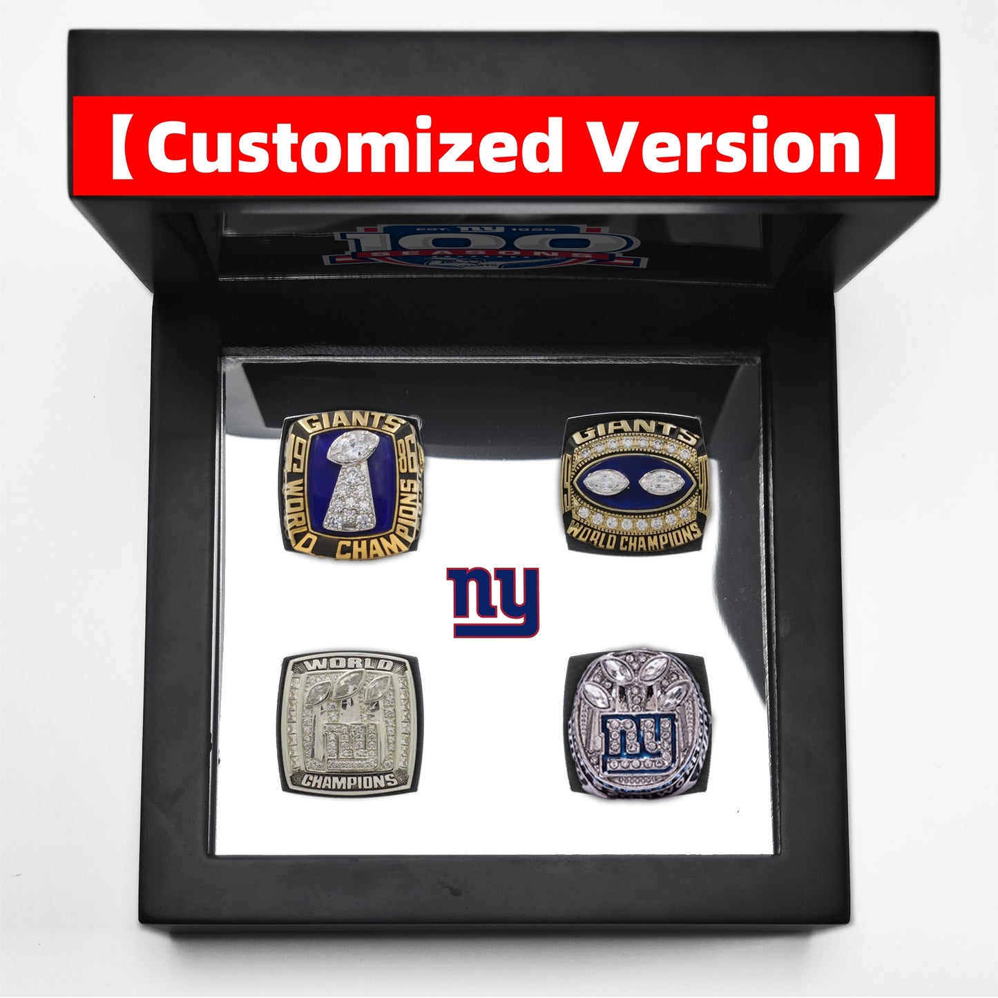 [Standard Series]New York Giants Super Bowl Championship Rings Set