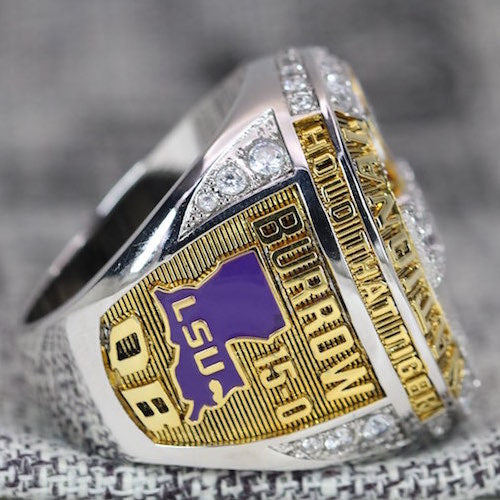 Louisiana State University (LSU) College Football National Championship Ring (2019) - Premium Series