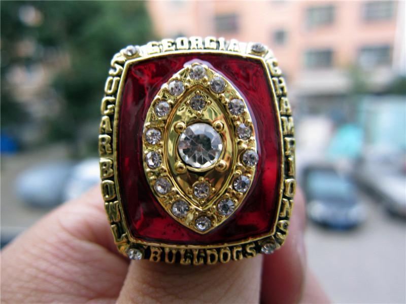 Georgia Bulldogs Sugar Bowl College Football Championship Ring (2003)