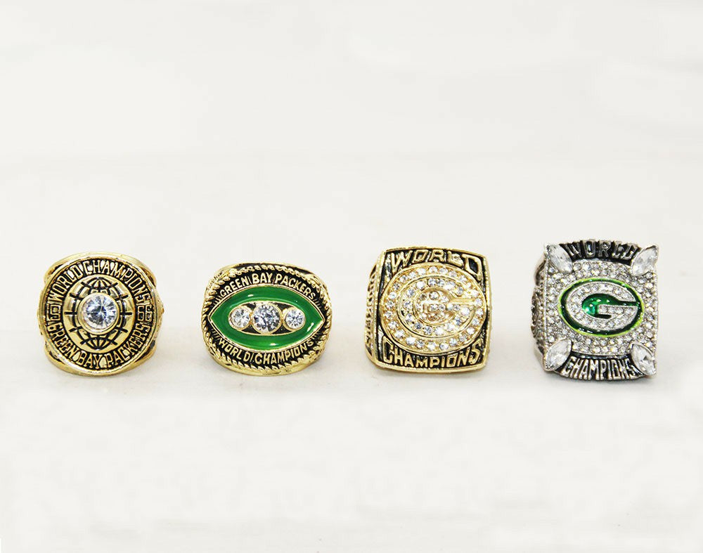 1966/1967/1996/2010 Green Bay Packers Super Bowl Championship Rings Set