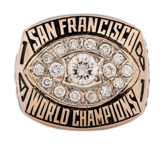 1981 San Francisco 49ers Super Bowl Championship Ring