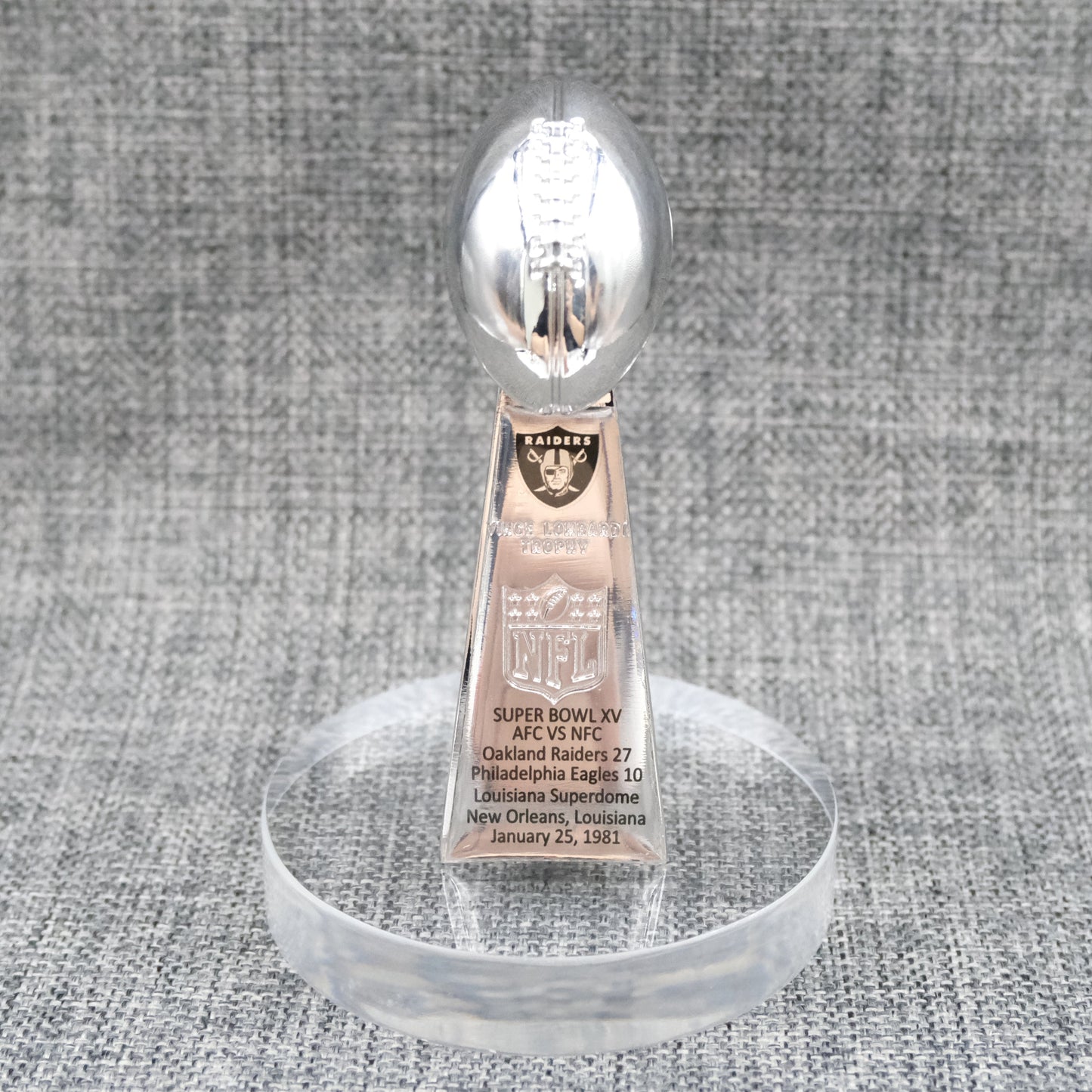 Las Vegas Raiders(Los Angeles Raiders) Super Bowl Trophy Team Logo