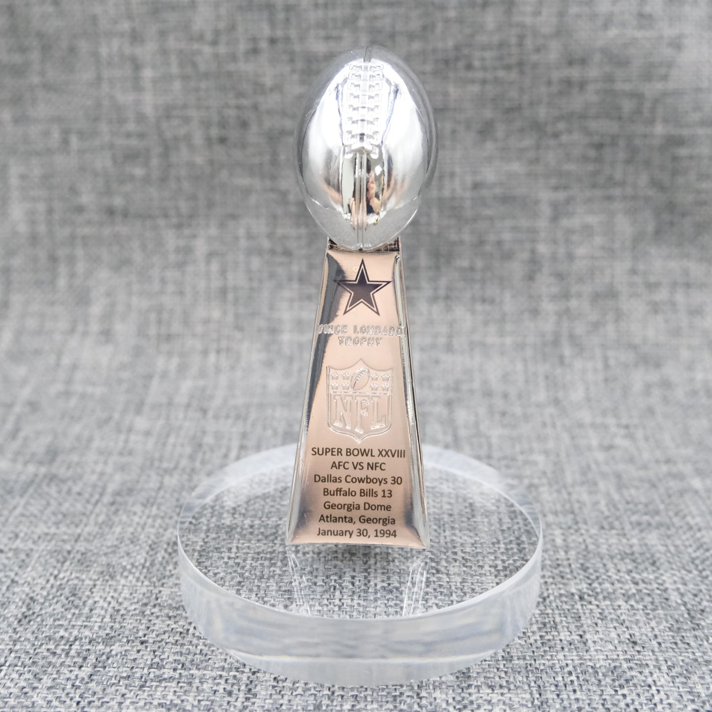 Dallas Cowboys Super Bowl Trophy Team Logo