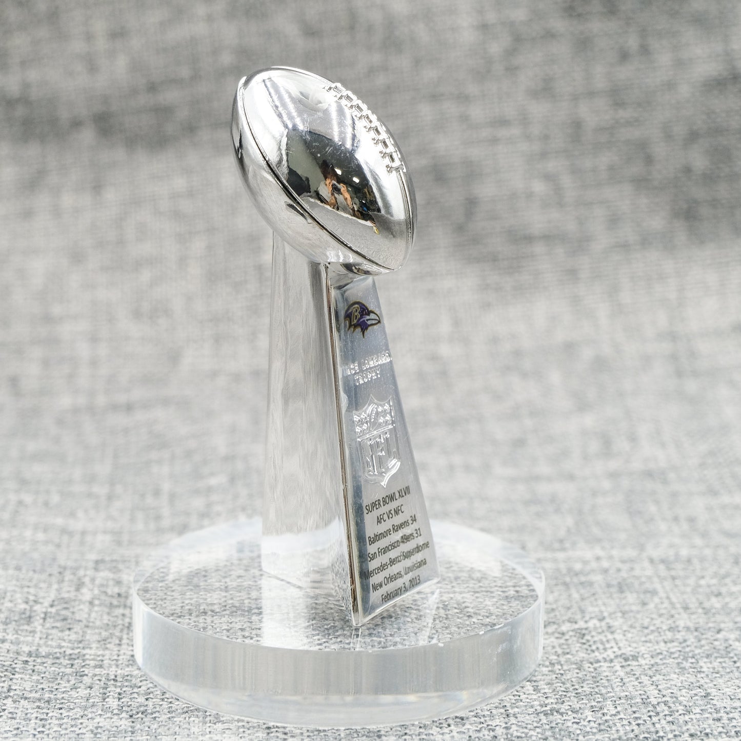 Baltimore Ravens Super Bowl Trophy Team Logo