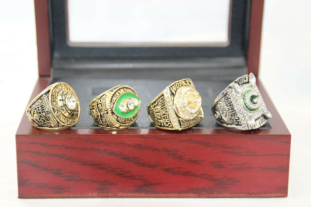 1966/1967/1996/2010 Green Bay Packers Super Bowl Championship Rings Set