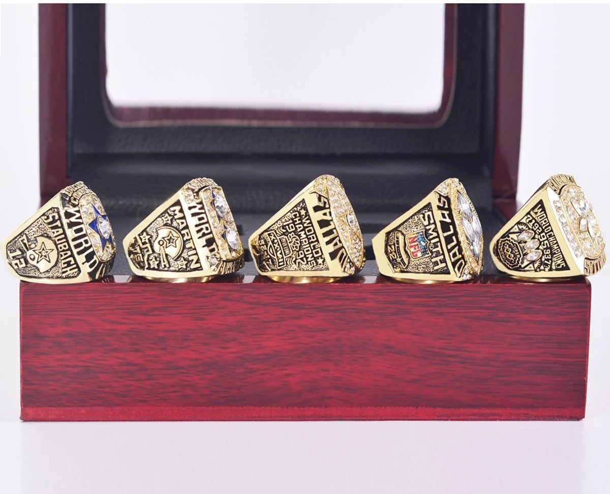 1971-1995 Dallas Cowboys Super Bowl Championship Rings Set