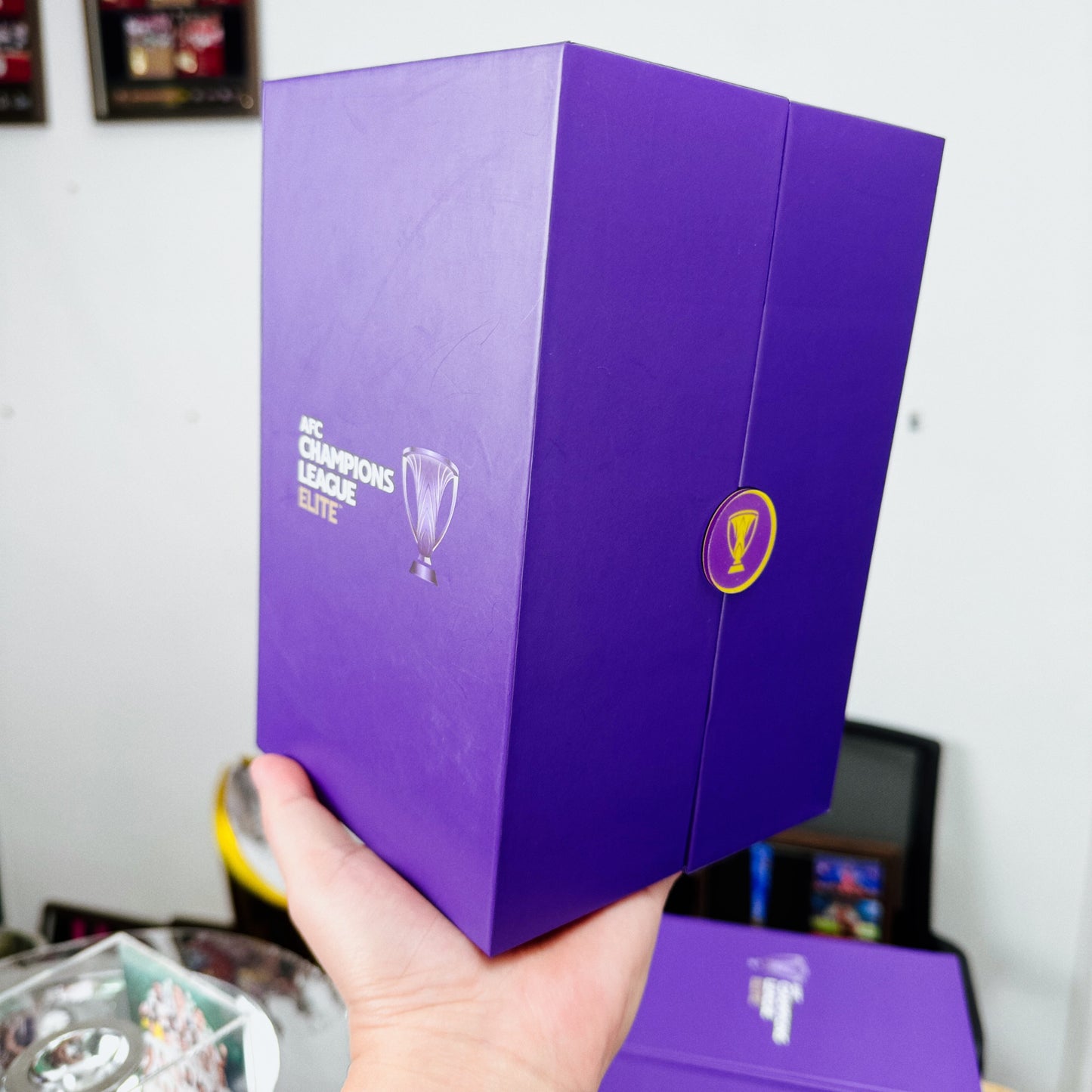 Official Box With 2025 Al-Ahli Saudi Football Club AFC Champions League Elite Trophy 16cm Resin Version(Trophy Included)