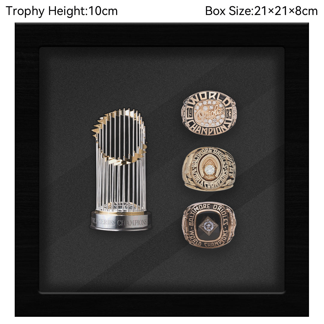 Baltimore Orioles MLB Trophy And Ring Box