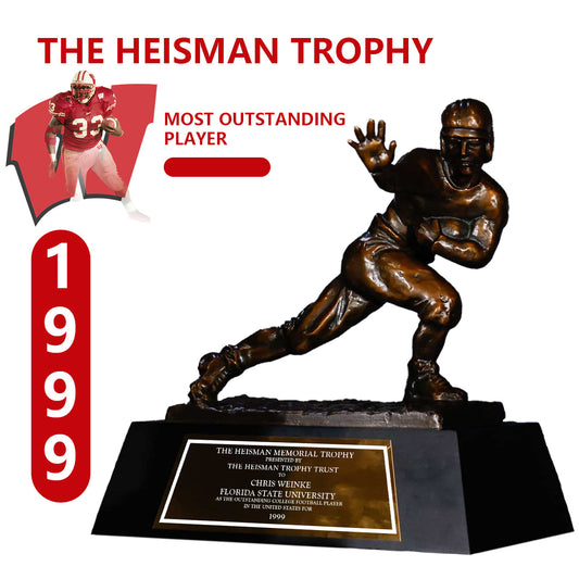 1999 Wisconsin Badgers Ronald Dayne NCAA Heisman Trophy